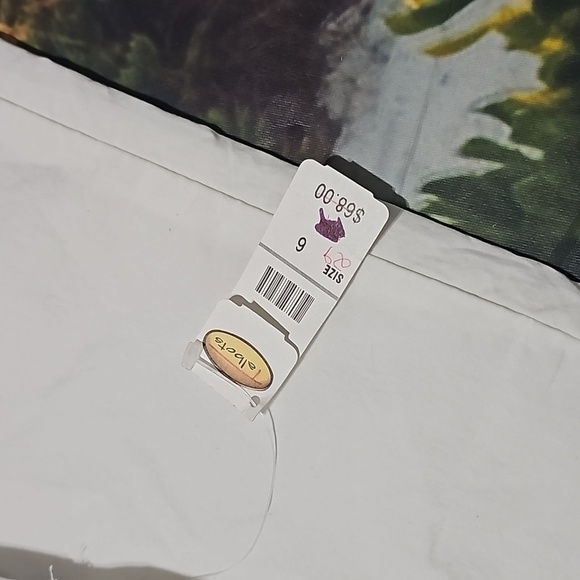 Talbots White Belted Pants Size 6 NWT‎ - Picture 4 of 7